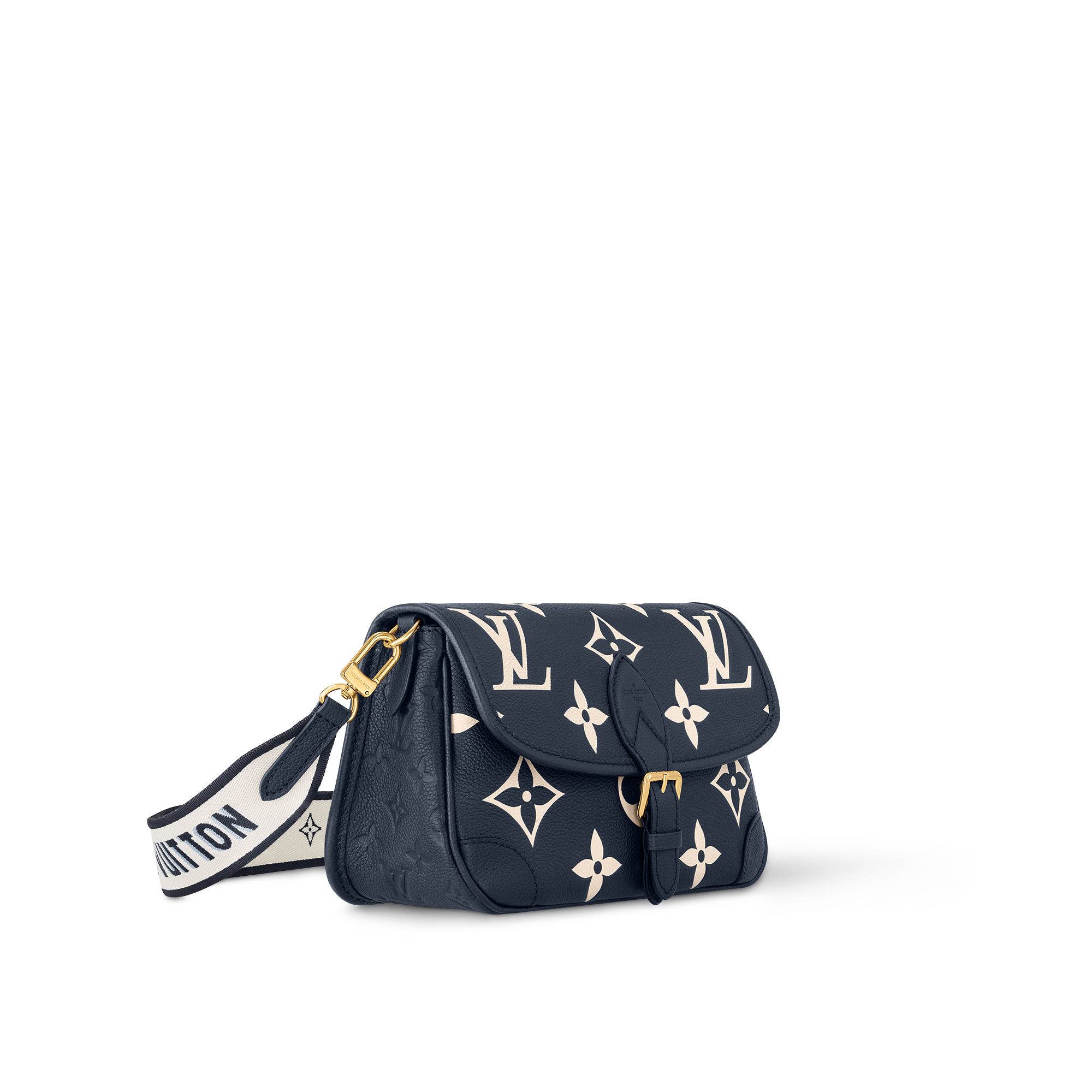 Diane Bicolor Monogram Empreinte Leather Handbags LOUIS VUITTON
